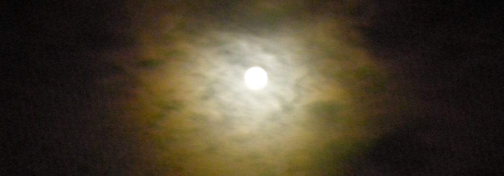 Moon behindCloud Cover