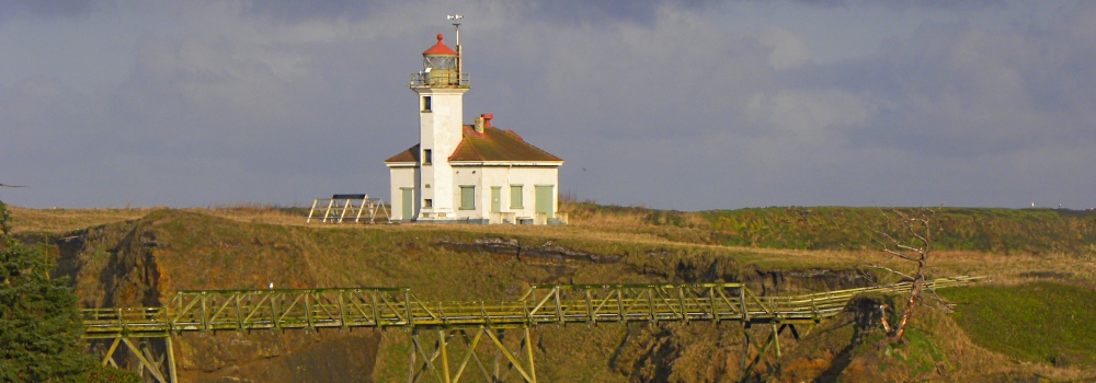 Cape Arago Light fromCape Arago Highway