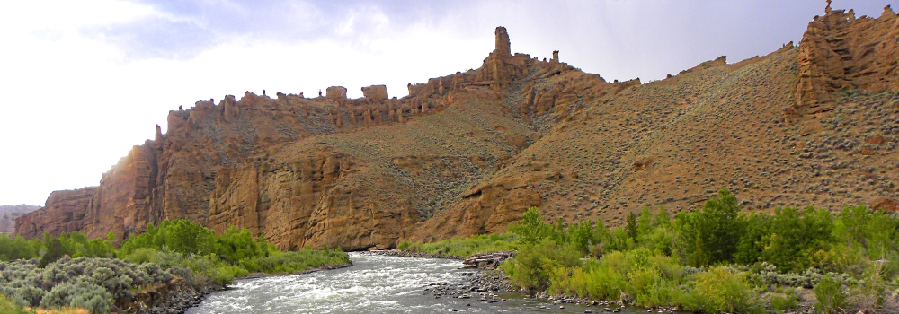 Holy City Rock FormationNorth Fork Shoeshone River