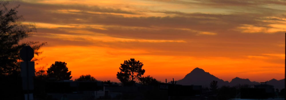 Sunset in Tucson, Arizona
