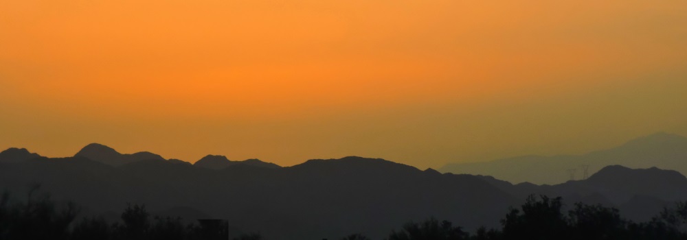 Sunglow in theSonoran Desert