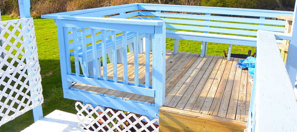 Painting the Decka favorite job