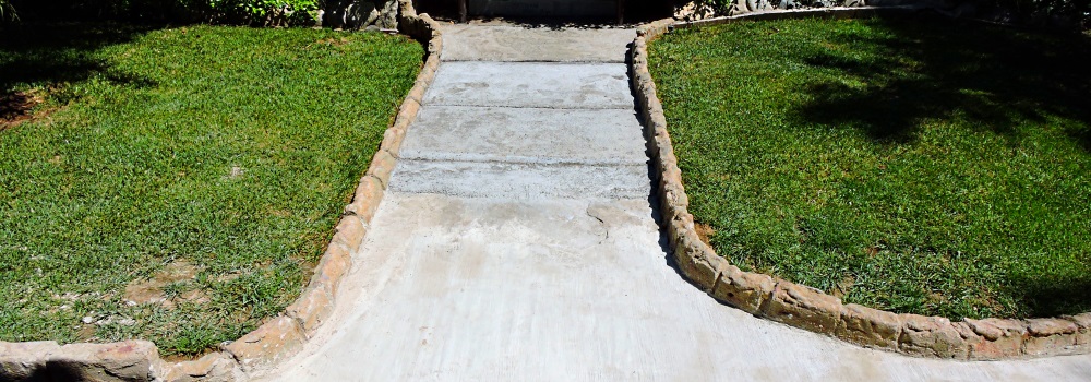 Railroad House, Concrete RestorationThe Entrance Walkway