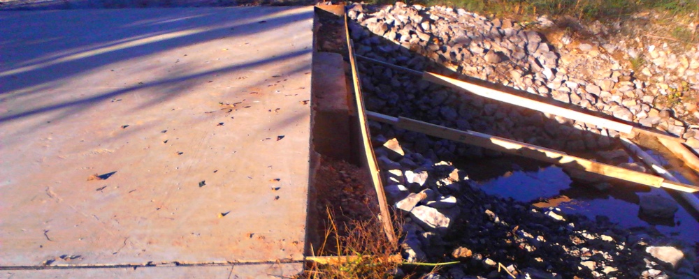 Capping The BridgeOver Lowery Creek