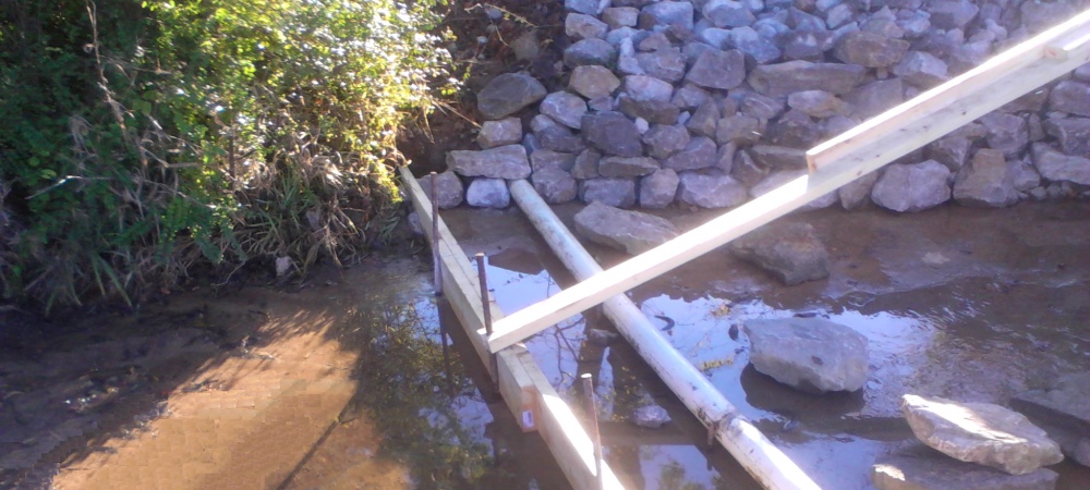 Capping The BridgeOver Lowery Creek