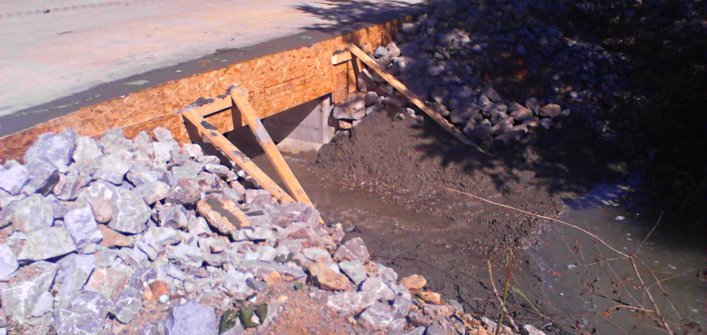 The First BridgePouring Concrete