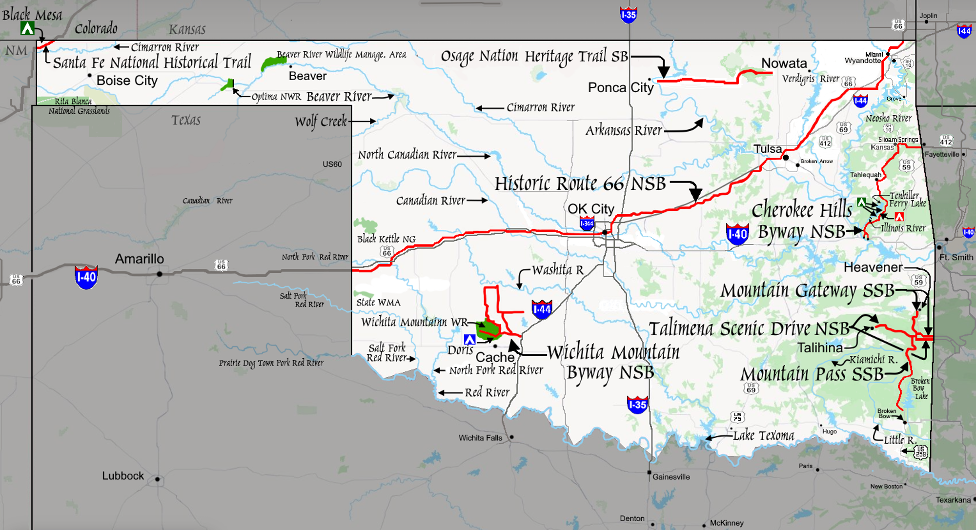 The Mountage Passage, The Modern ManCampgrounds of the US: Oklahoma, The Round Hollow Public Use Area Campground