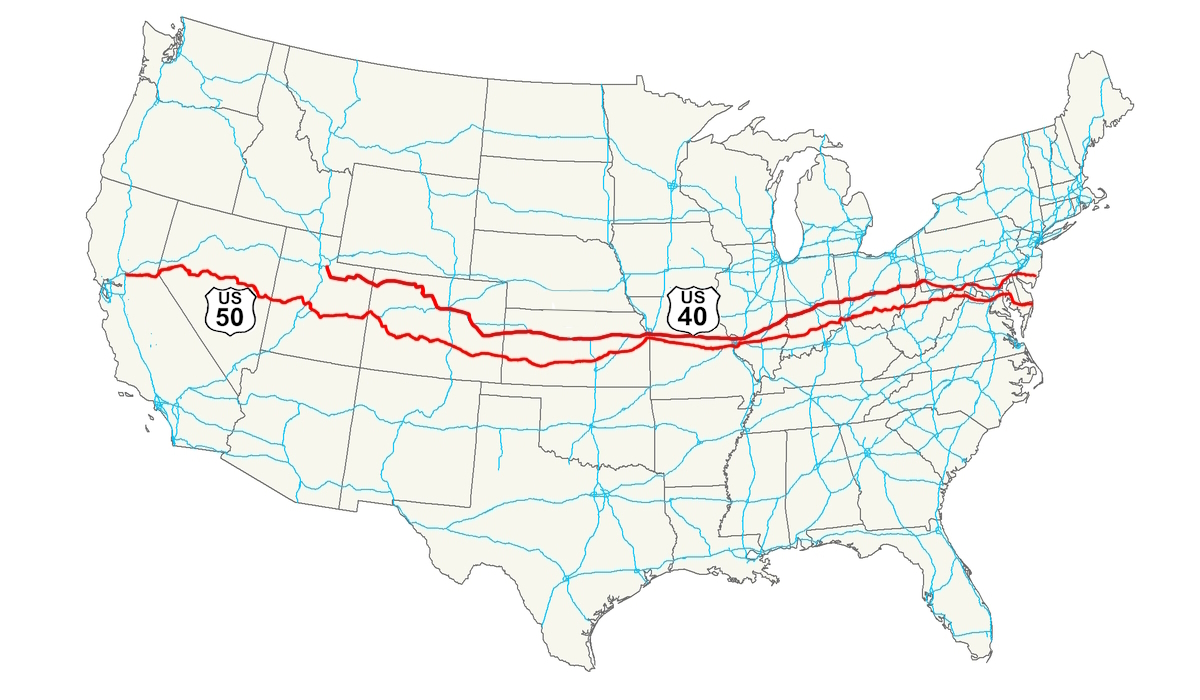 The Steps: The Steps AfootThe US 50 Highway