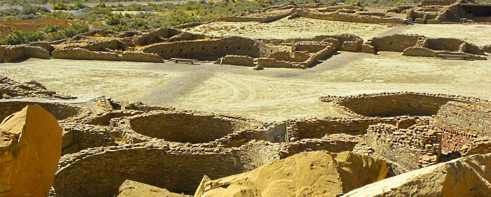 The Pueblo Bonito Ruinsat Chaco Canyon