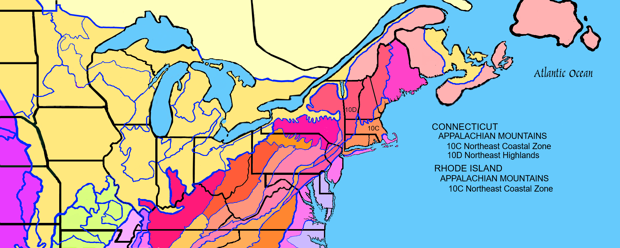 The Appalachian Mountainsin Connecticut