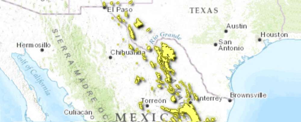 The Northern Sierra Madre RegionThe Sierra Madre Oriental