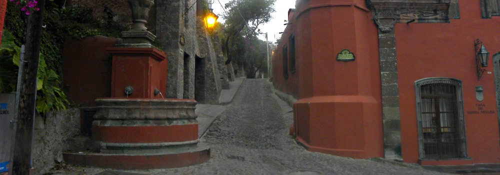 Cobblestone street