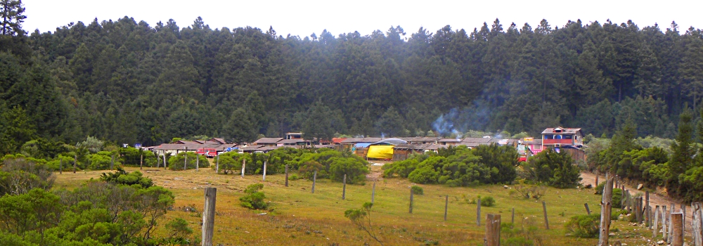 Transcontinental Volcanic MtnsChincua Sanctuary Base Camp