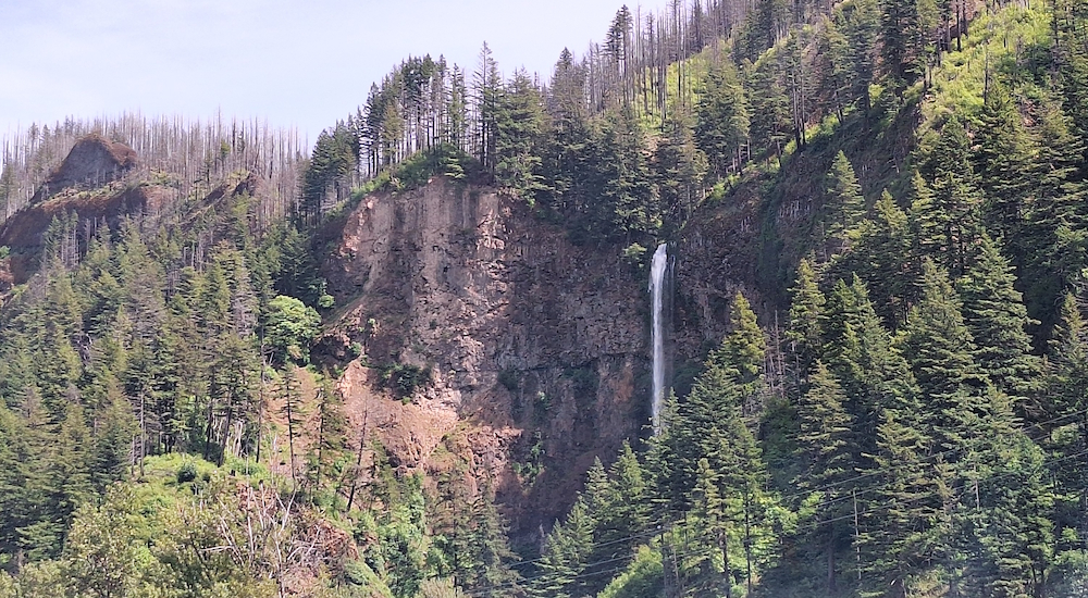 View of Mount Hoodat the Columbia River Gorge