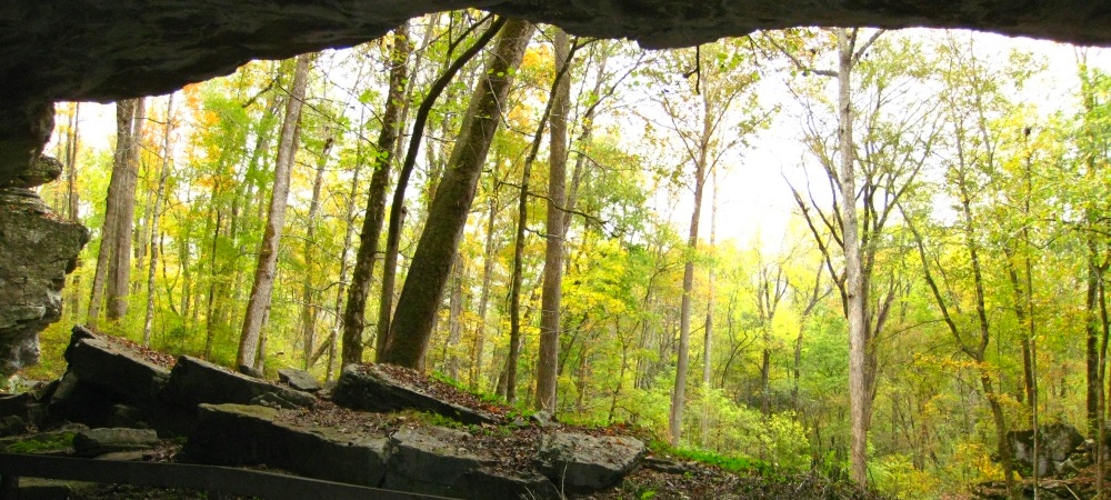 The Russell CaveView from Inside