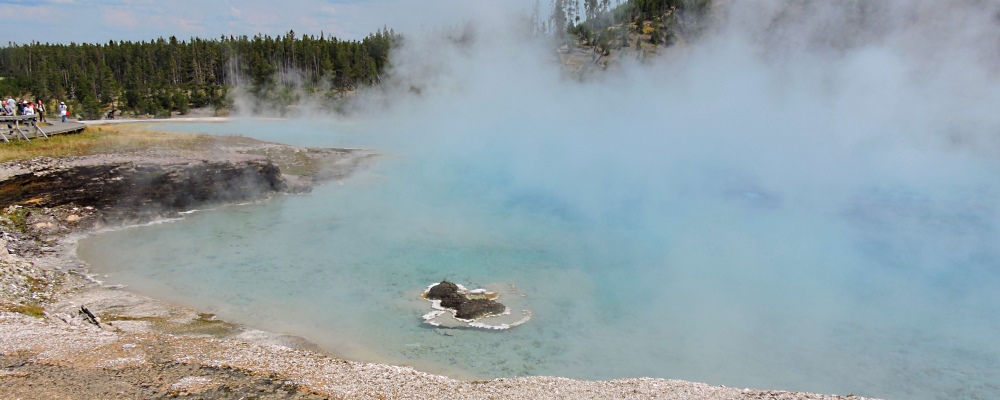 The Midway Geyser BasinExcelsior Geyser