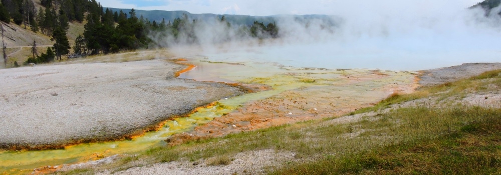 The Grand Prismatic SpringsThe Colored Streams