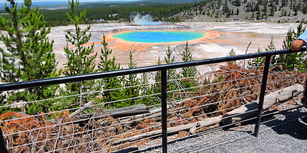 Grand Prismatic SpringFrom Overlook