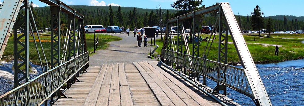 End of the TrailFirehole River Bridge