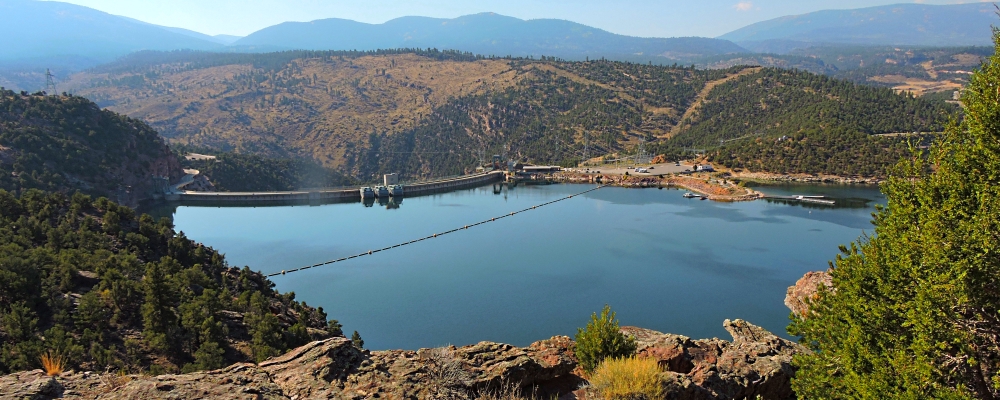 The Green Riverat Flaming Gorge Dam