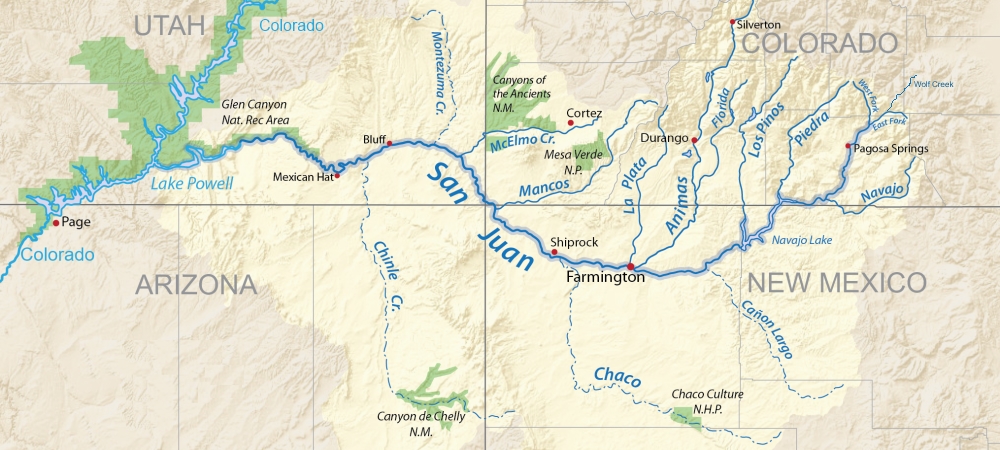 The San Juan RiverThe Four Corners River