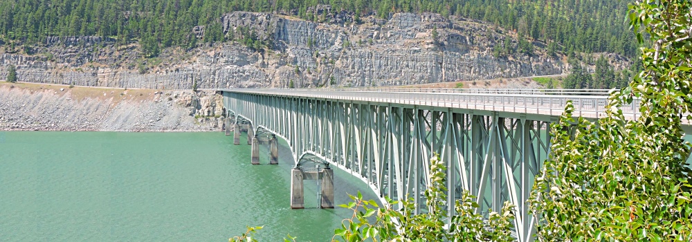 The Koocanusa Bridgeover Koocanusa Lake