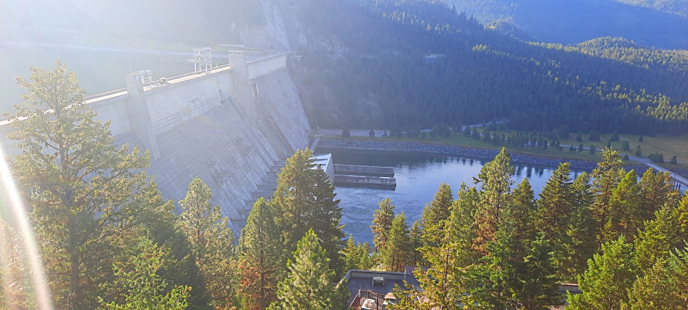 The KootenaiLibby Dam Overlook