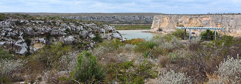The Pecos flows intothe Rio Grande River