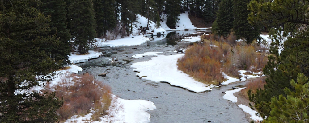 Snow Drifts onThe Conejos River