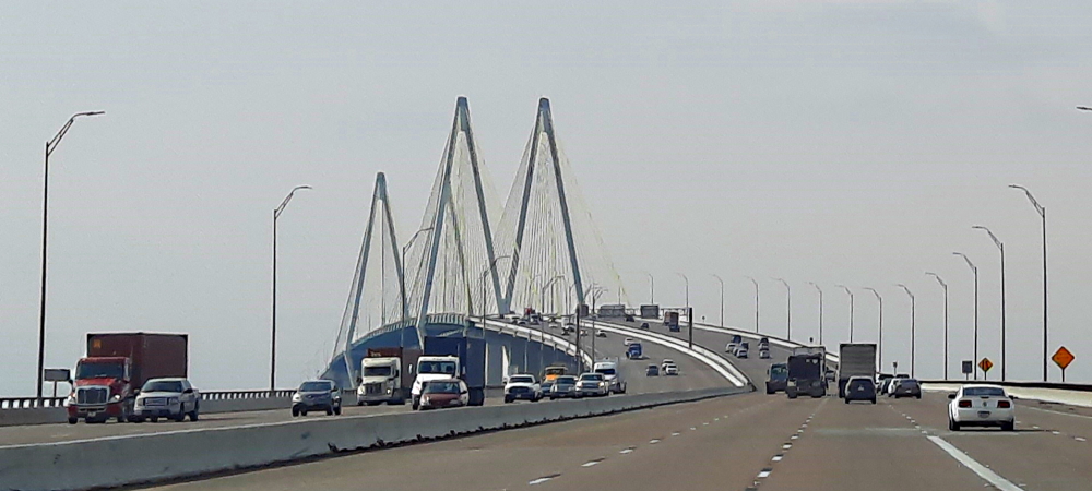 The Cable-stayed BridgesThe Fred Hartman Bridge