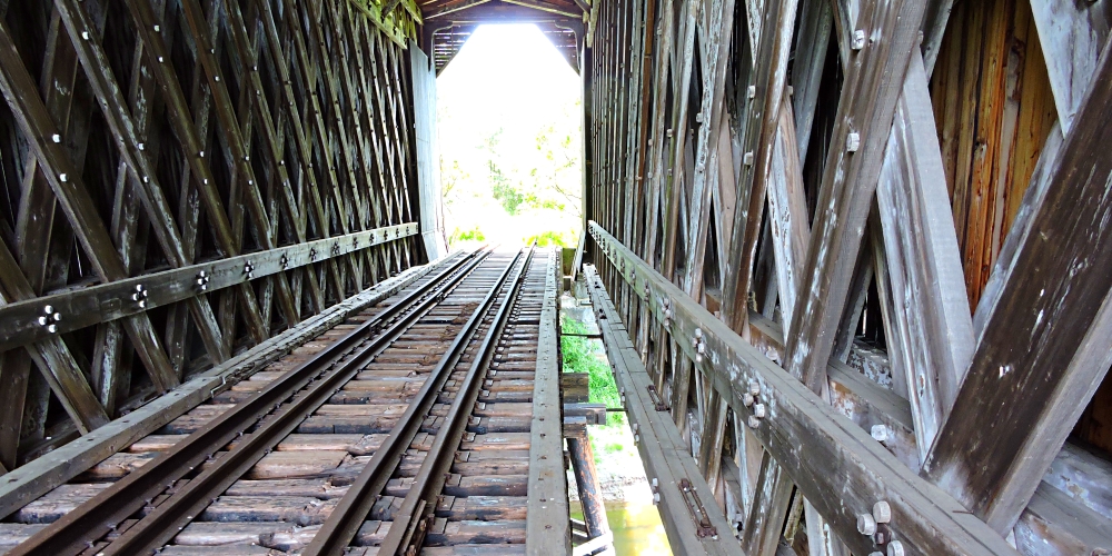 The Covered BridgesThe Fisher Train Bridge