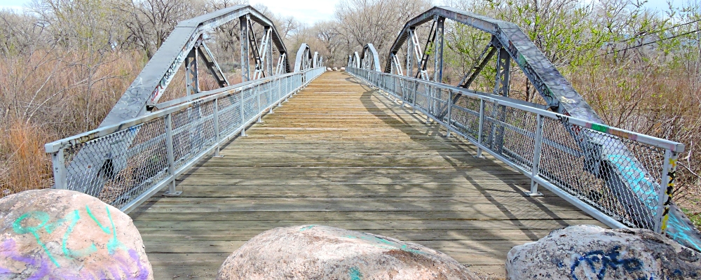 The Truss BridgesYungue Owingeh Foot Bridge