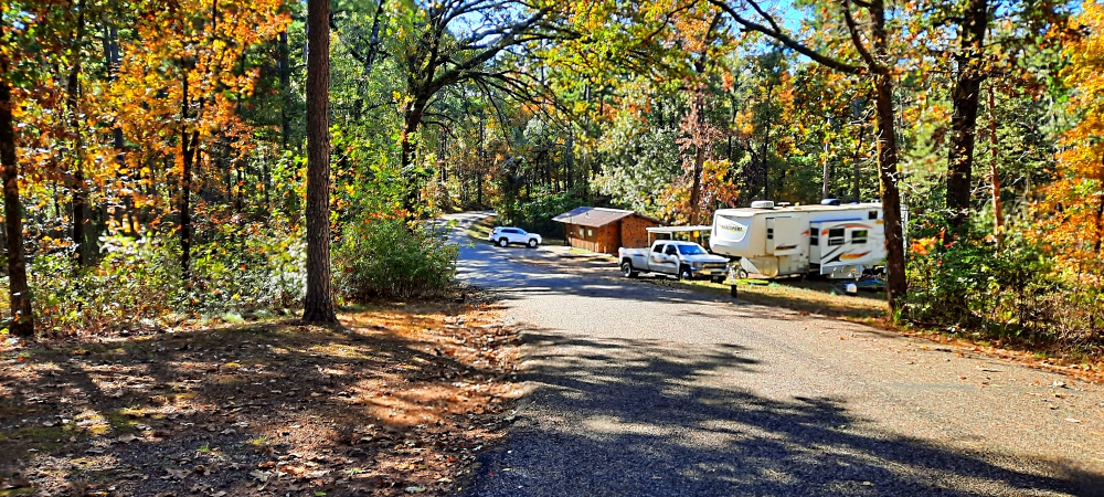 The SixesAtlanta State Park Campground, Texas