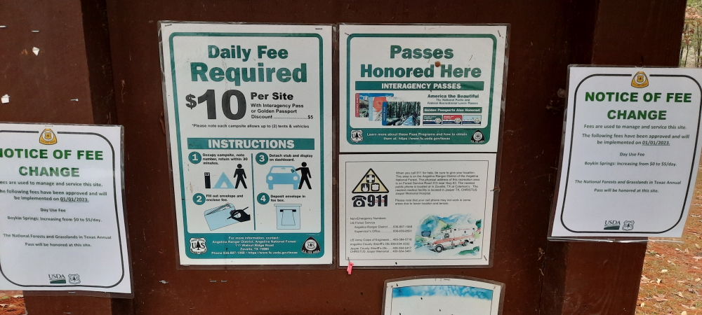 The SixesBoykin Springs Recreation Area Angelina National Forest Campground, Texas