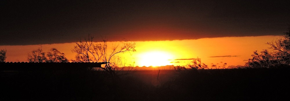 Texas border sunsetphoto sequence at Falcon