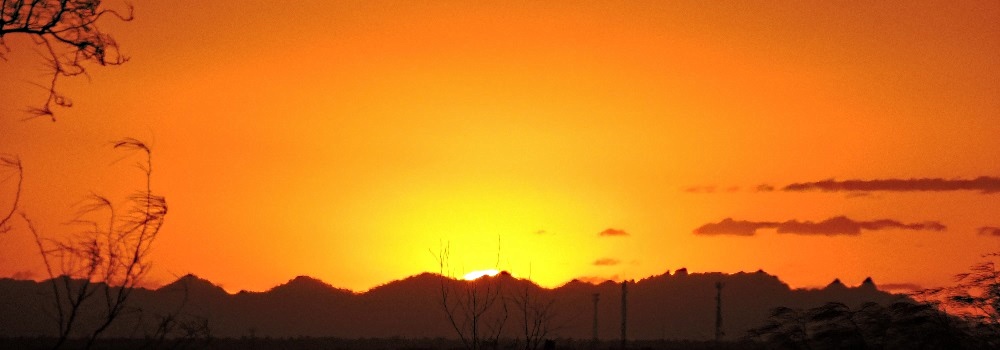 Texas border sunsetphoto sequence at Falcon