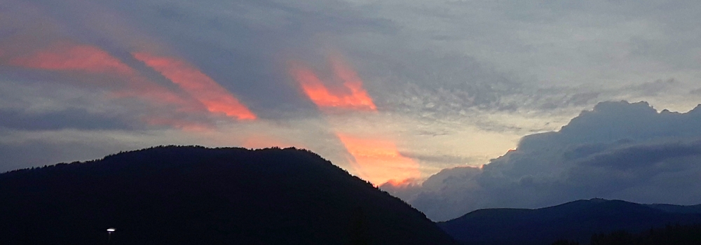 Evening Crepuscular Raysat Ponderay, Idaho