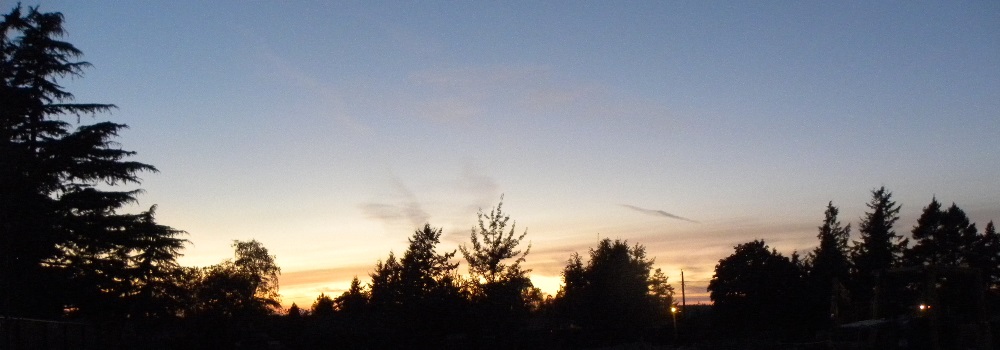 The September Sunglow at theOak Harbor Kingdom Hall