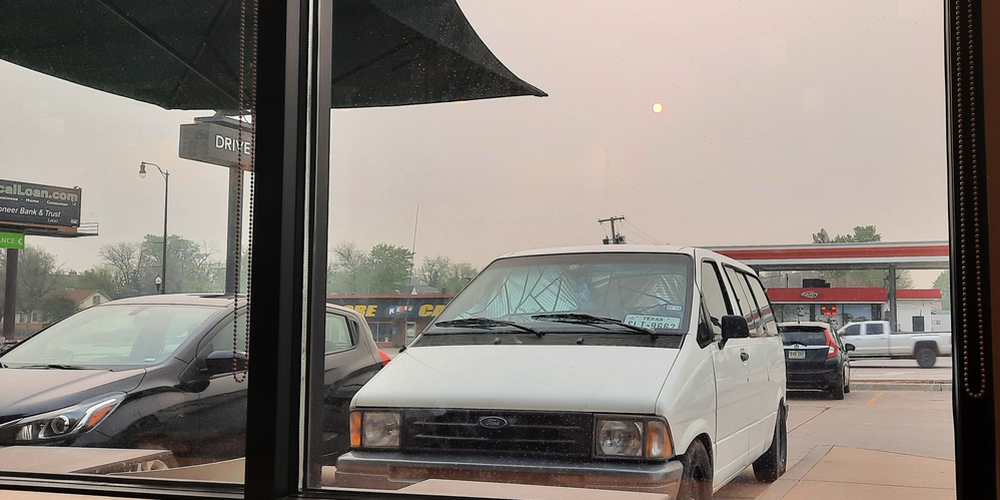 The May 2023 JourneyRapid City, South DakotaFog and Smoke from the Wild Fires