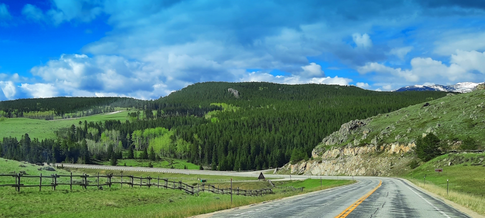 The Cloud Peak Skyway,Wyoming