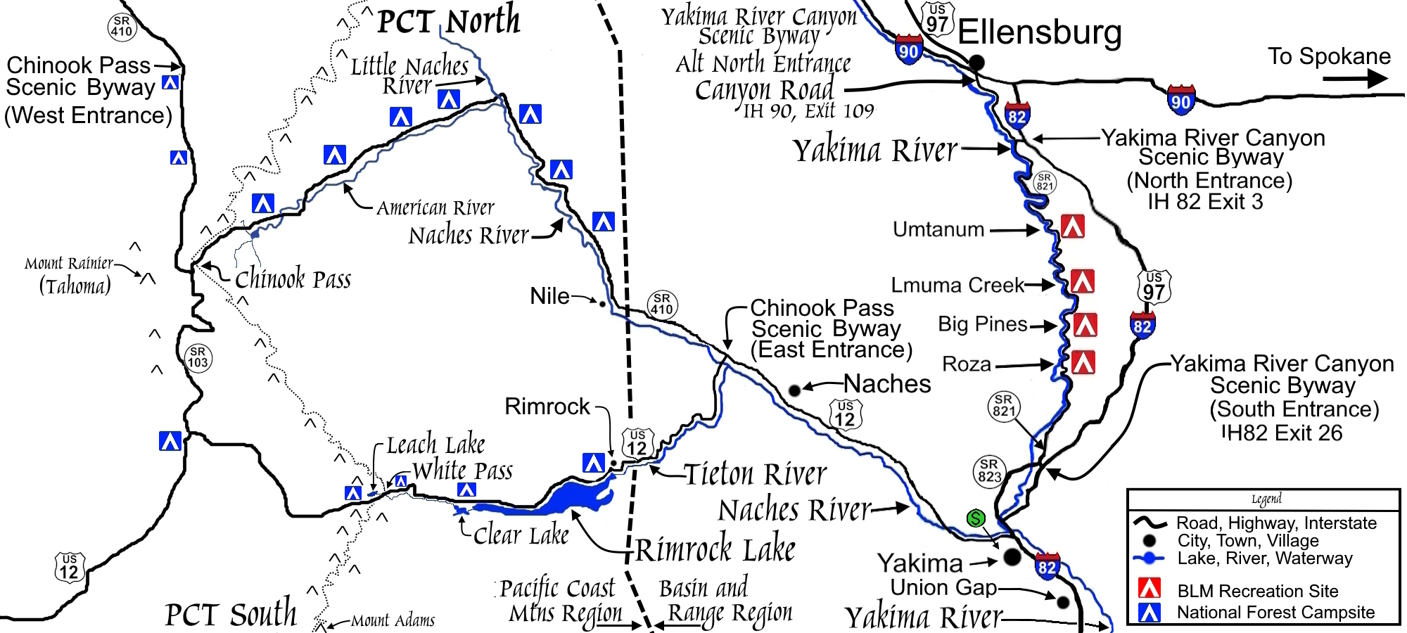 The Yakima River CanyonWashington