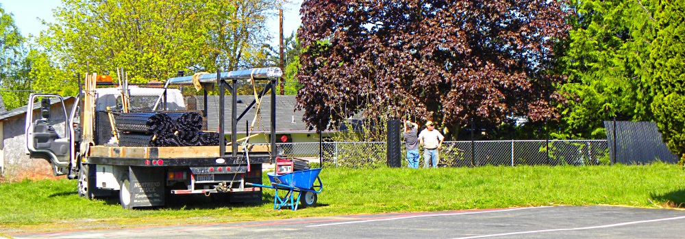 Fence ContractorsArrive to Continue